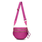 Barbie Pink Baye Bag with a strap on a white background
