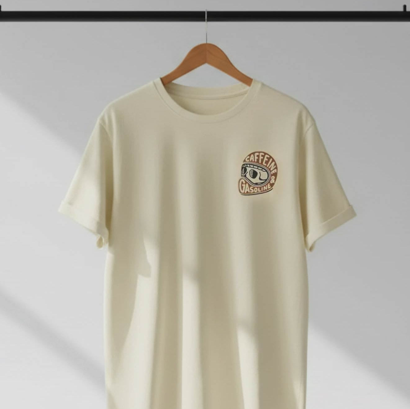 Caffeine & Gasoline Graphic T-Shirt