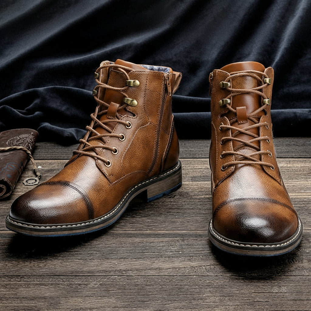 Heritage Vegan Leather Boots