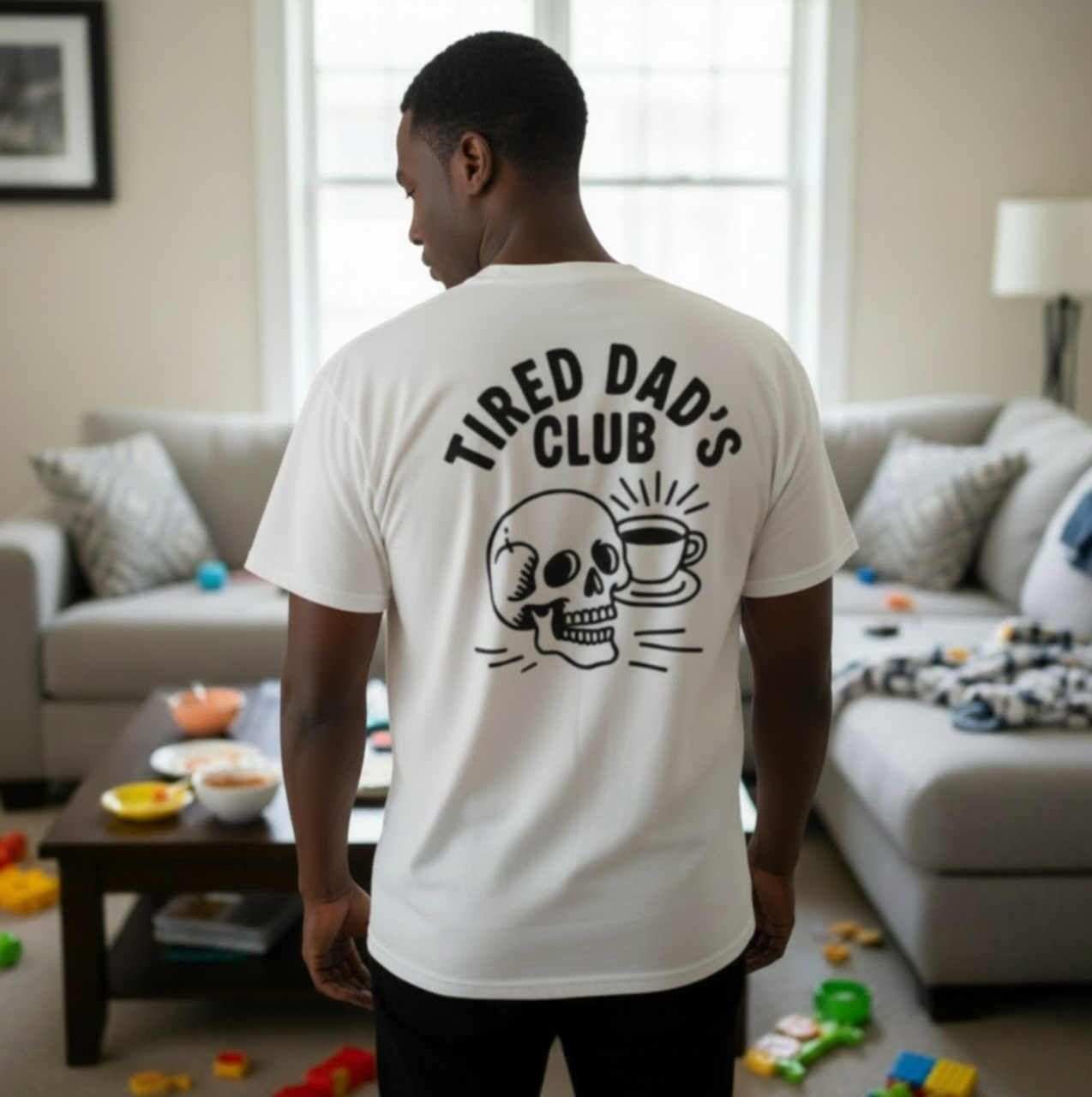 Tired Dad's Club Graphic TShirt