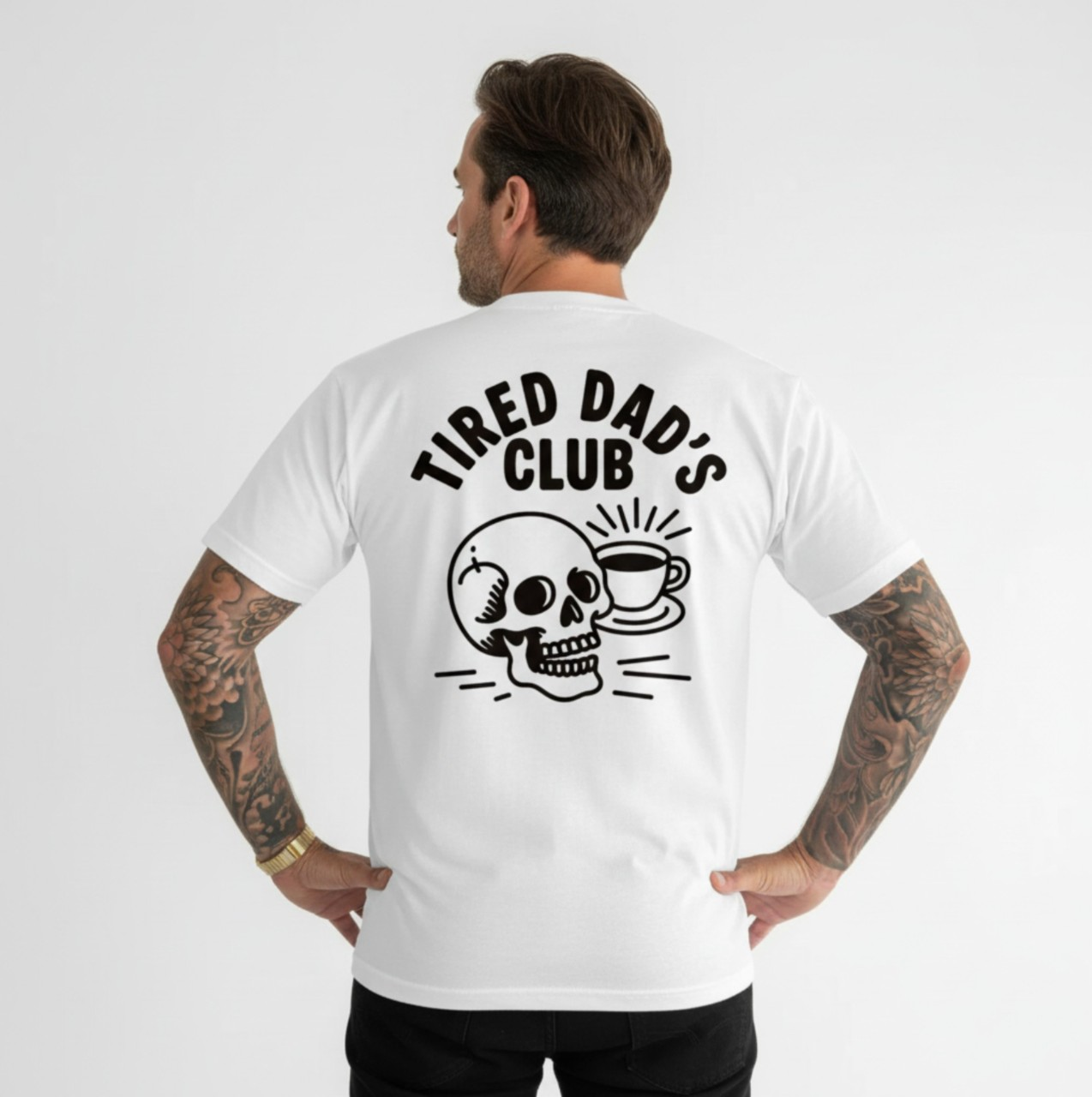 Tired Dad's Club Graphic TShirt