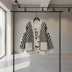 Checkmate Cozy Knit Cardigan
