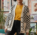 Checkmate Cozy Knit Cardigan