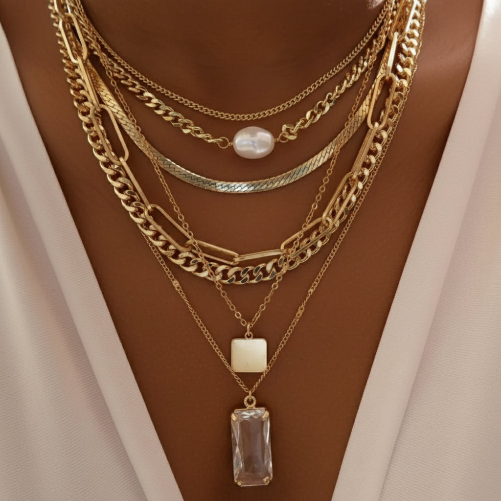 Seraphina Layered Necklace Collection