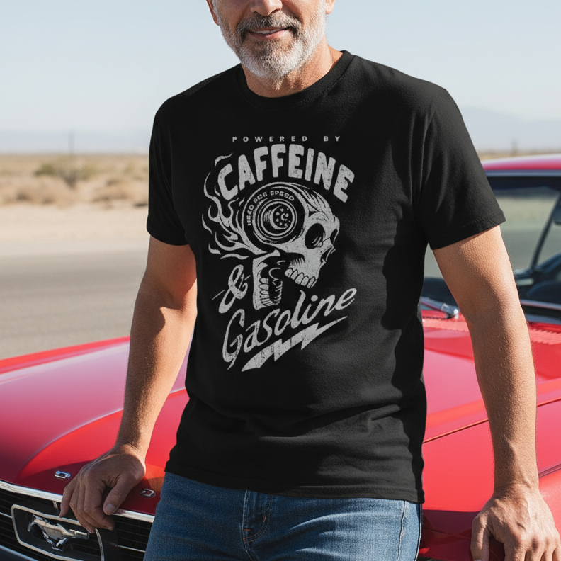 Caffeine & Gasoline - Need For Speed Graphic Tee