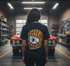 Black - Caffeine & Gasoline Graphic T-Shirt