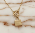 My Beloved - Golden Lock Necklace