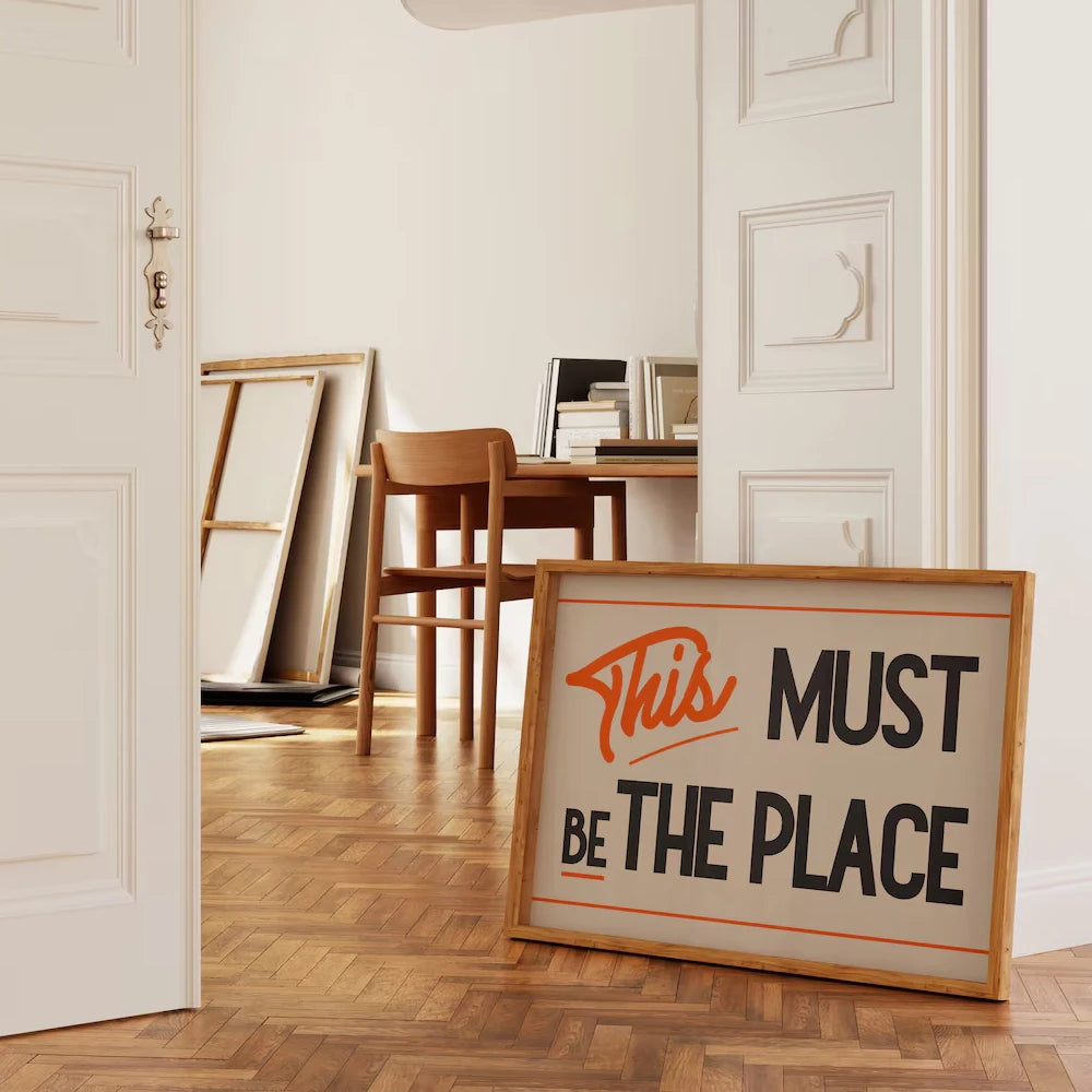 This Must Be The Place - Canvas Art Print
