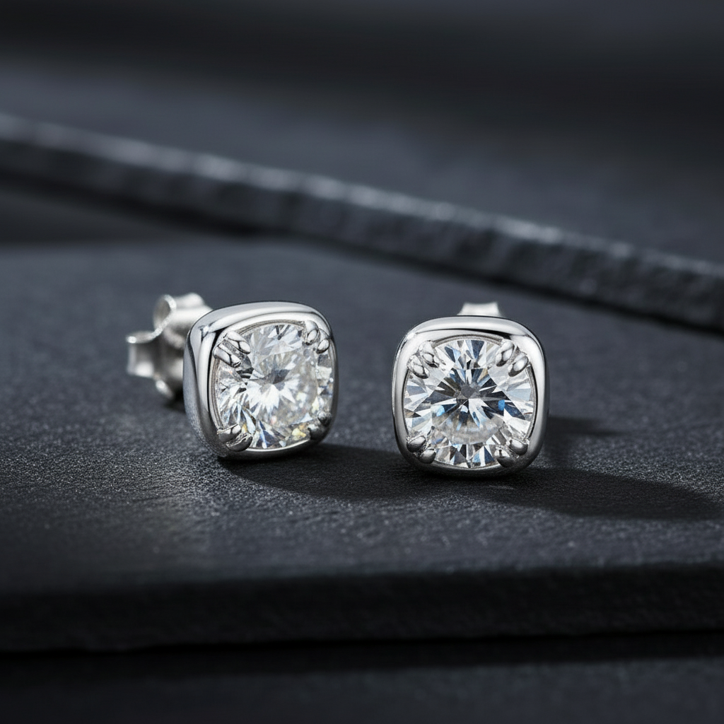 Whitley Estate Solitaire Studs