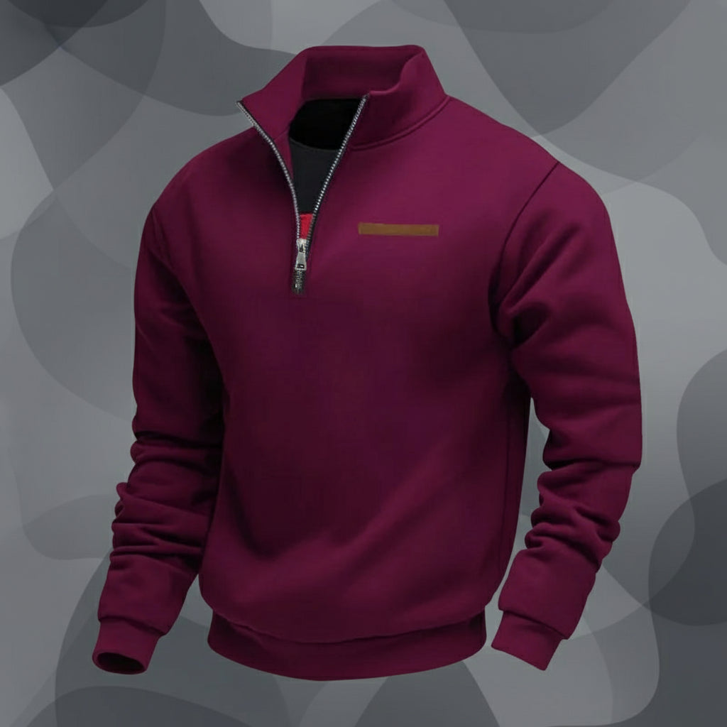 The Huxley Men's Quarter Zip Sports Sweater