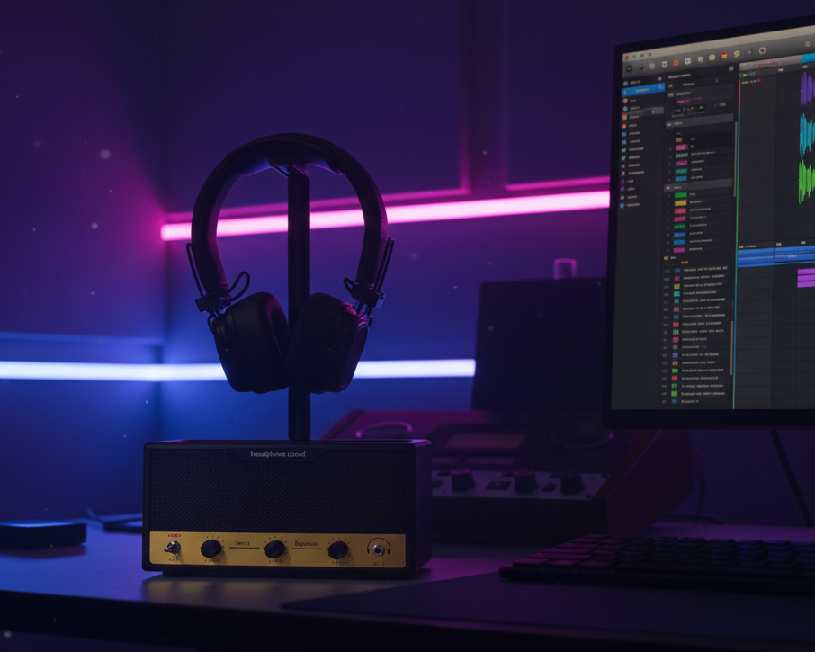 The Amp Stand Headphone Stand