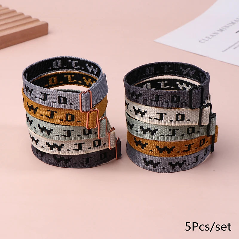 Walk It Out - WWJD Bracelet 5 Pack