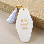 Tired Moms Club Keychain