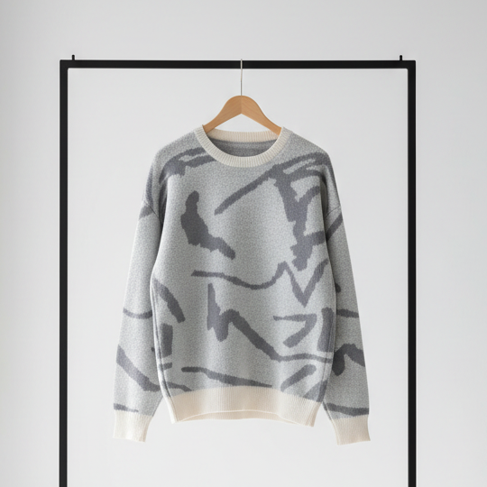 Echelon Pullover - Graphic Knit Sweater