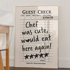 Chef Was Cute Canvas Print
