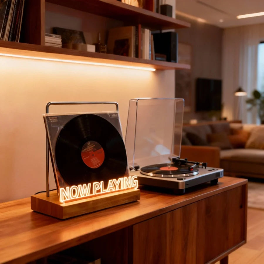 Now Playing Vinyl Display