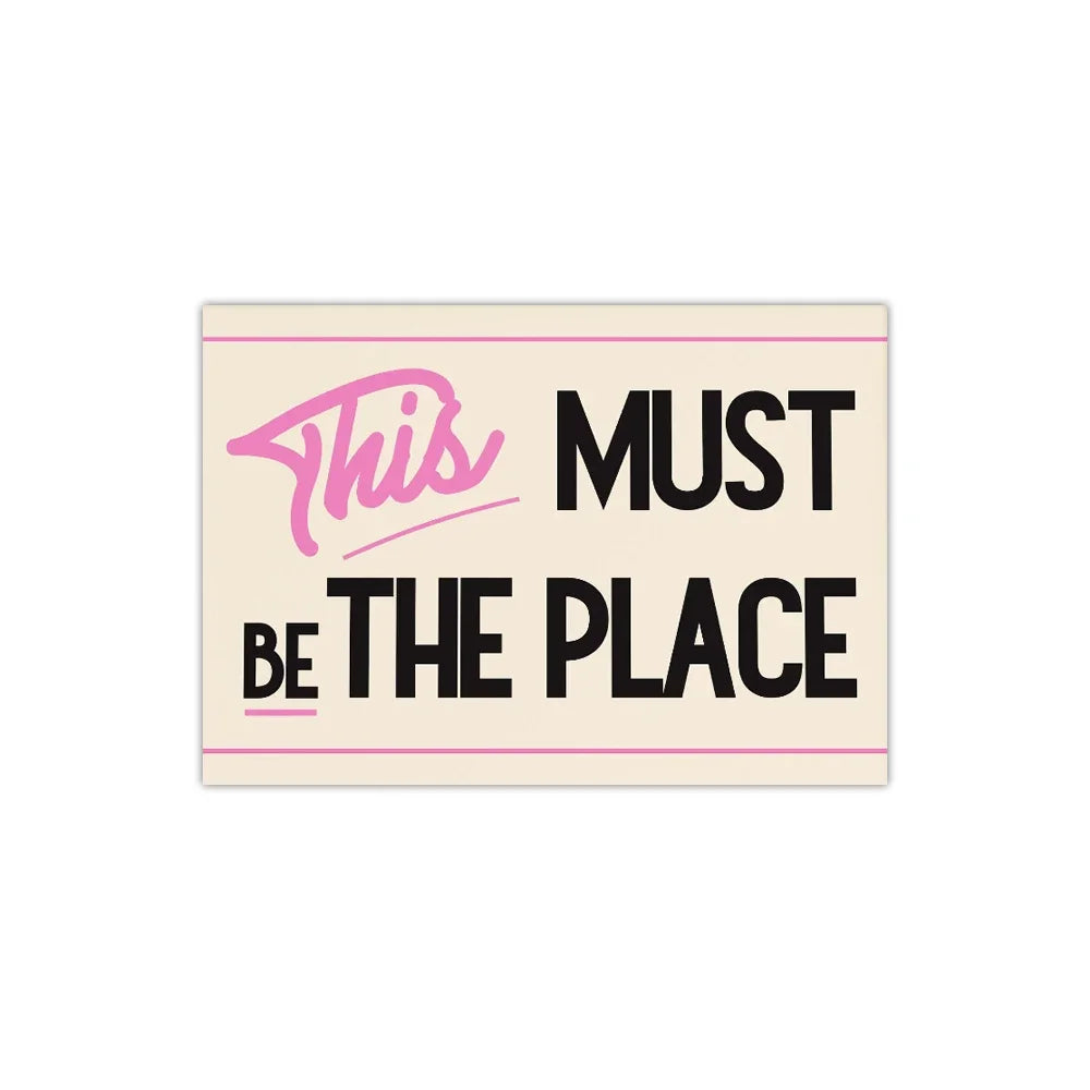 This Must Be The Place - Canvas Art Print