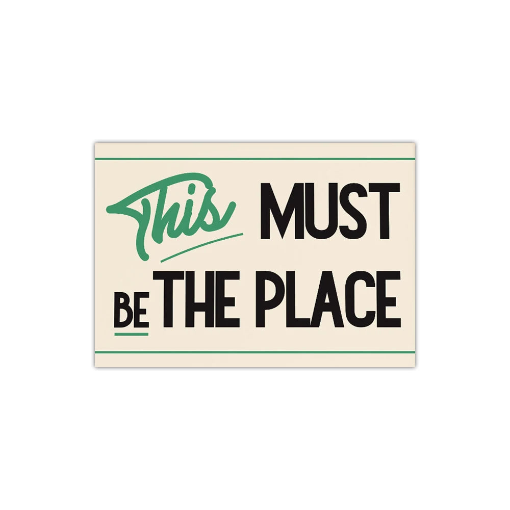 This Must Be The Place - Canvas Art Print
