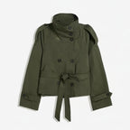 Tessa Cropped Trench Coat