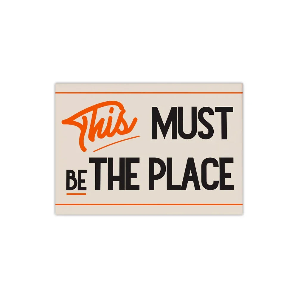 This Must Be The Place - Canvas Art Print