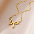 My Darling - Delicate Bow Necklace