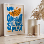 Un Croissant Print