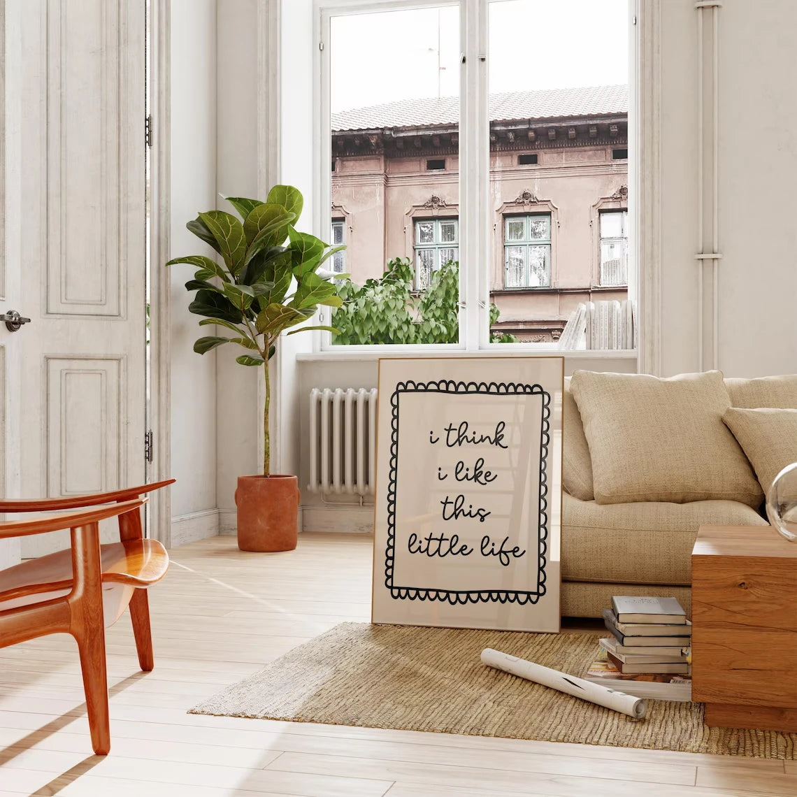 I Think I Like This Little Life - Art Print