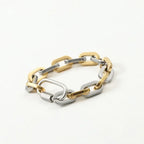 Tatum Two-Tone Chain Bracelet