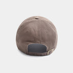 Brown baseball cap on a white background.