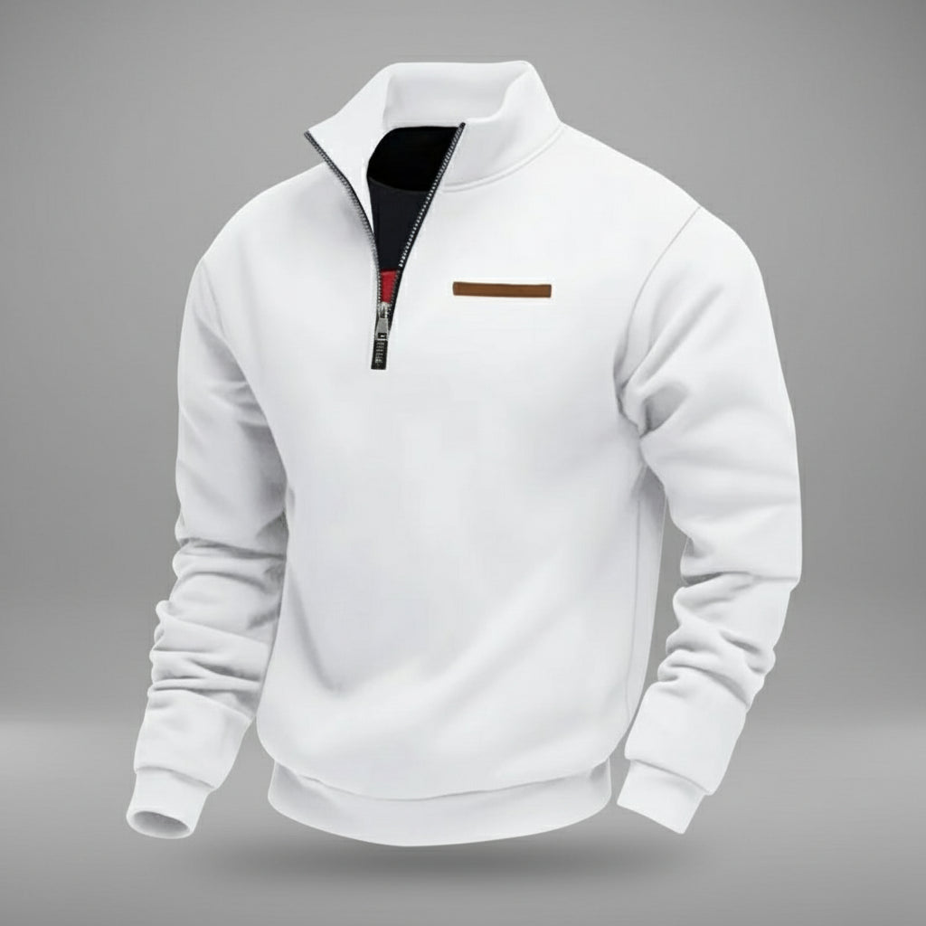 The Huxley Men's Quarter Zip Sports Sweater