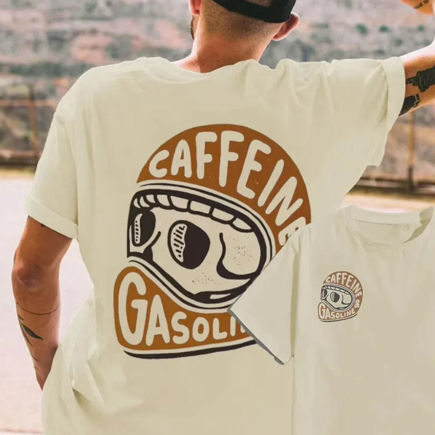 Caffeine & Gasoline Graphic T-Shirt