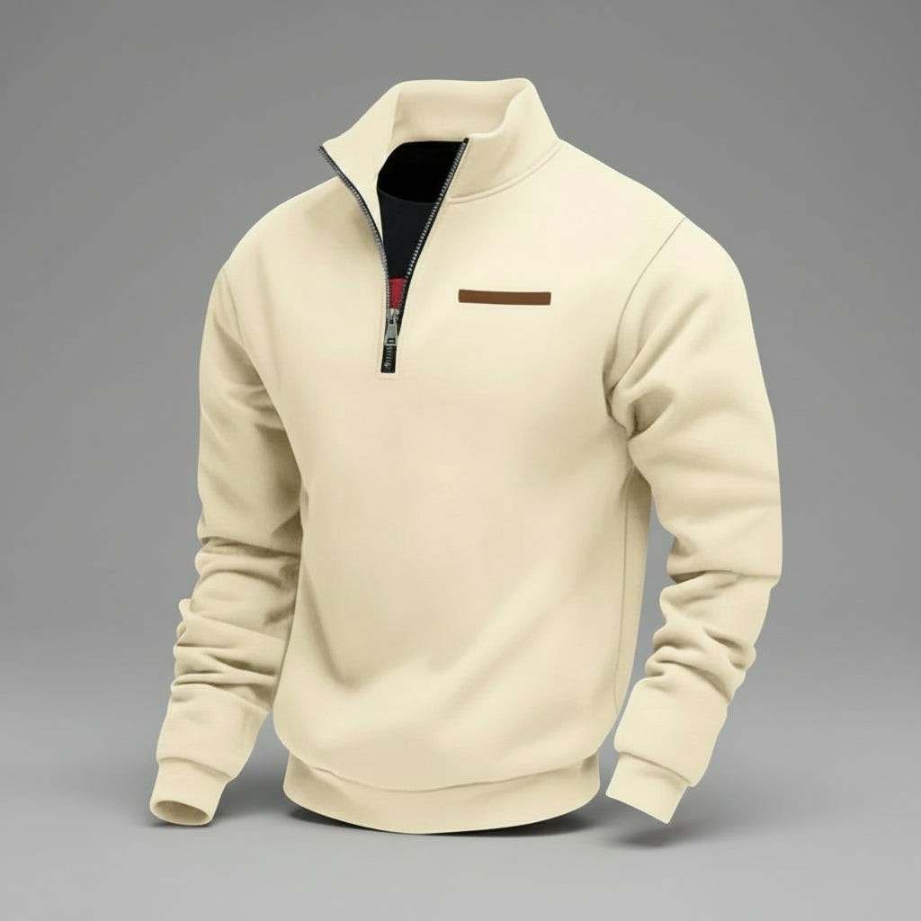 The Huxley Men's Quarter Zip Sports Sweater