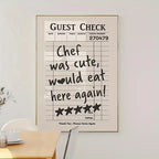 Chef Was Cute Canvas Print