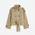 Tessa Cropped Trench Coat